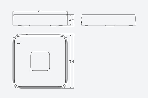 TC-R3110 Spec:I/B/L/V1.1 Видеорегистратор Tiandy