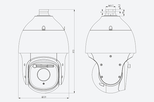 TC-H356V 444DA Видеокамера Tiandy