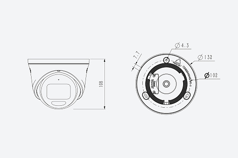 TC-C34SV 4LHA-27135 Видеокамера Tiandy