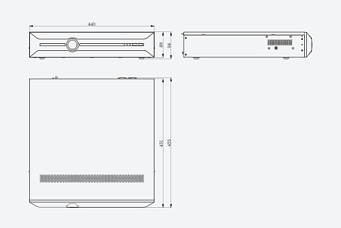 TC-R3880 4HB Видеорегистратор Tiandy