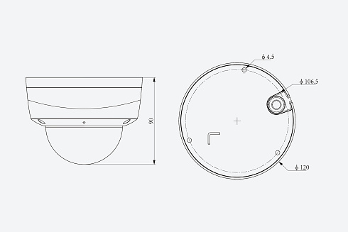 TC-C34KS 2ATA-28 Видеокамера Tiandy