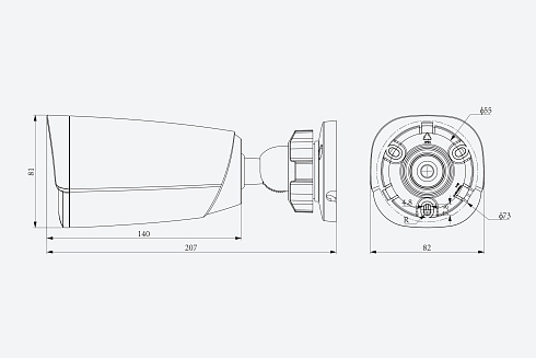 TC-C32GN Spec:I5/E/Y/C/2.8mm/V4.2 Видеокамера Tiandy