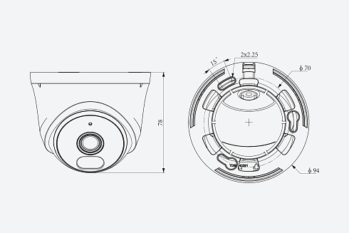 TC-C320N 1CNB-28 Видеокамера Tiandy