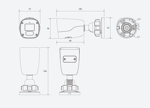 TC-C344S 2ETA-4 Видеокамера Tiandy