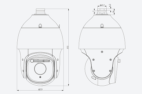 TC-H356Q Spec:30X/IW/E++/A/V3.0 Видеокамера Tiandy