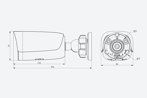 TC-C34US 2GTB-2812 Видеокамера Tiandy